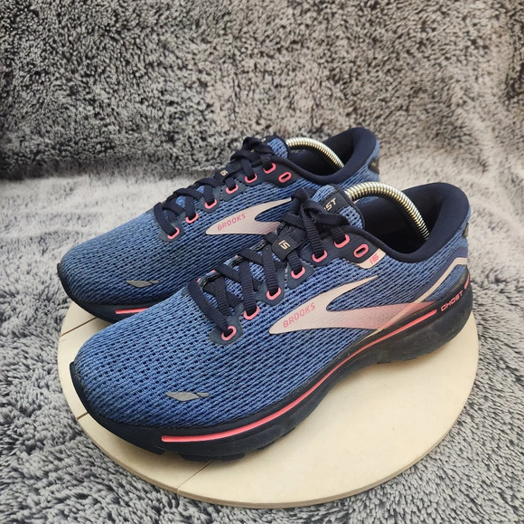 Brooks Ghost 15 Women's 7 B Blue Running Shoes Sneakers - Picture 4 of 9